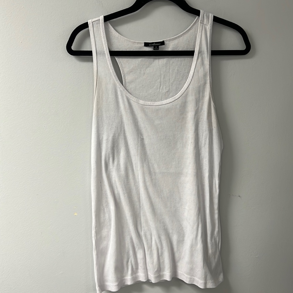 Plain White Tank Top